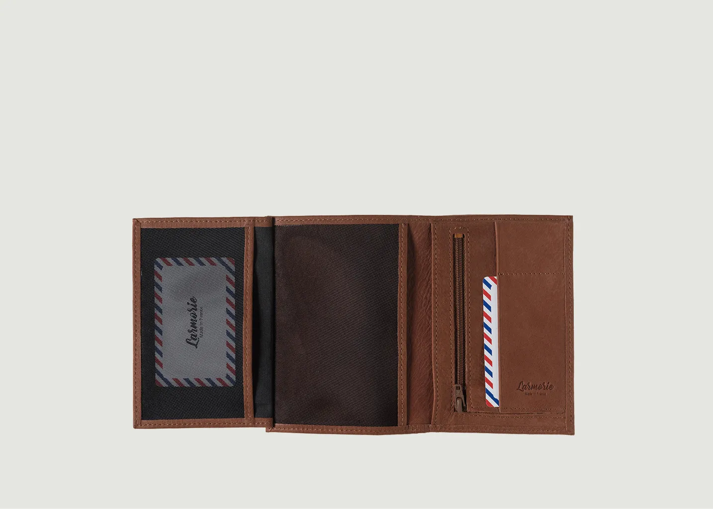 Grand portefeuille Albert cuir vintage Larmorie