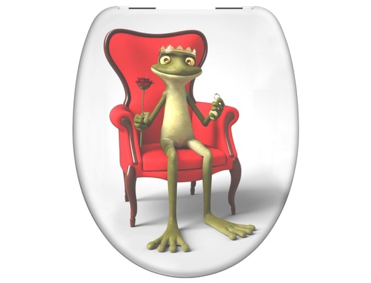SCHUTTE - Schütte siège de toilette avec fermeture en douceur frog kin...