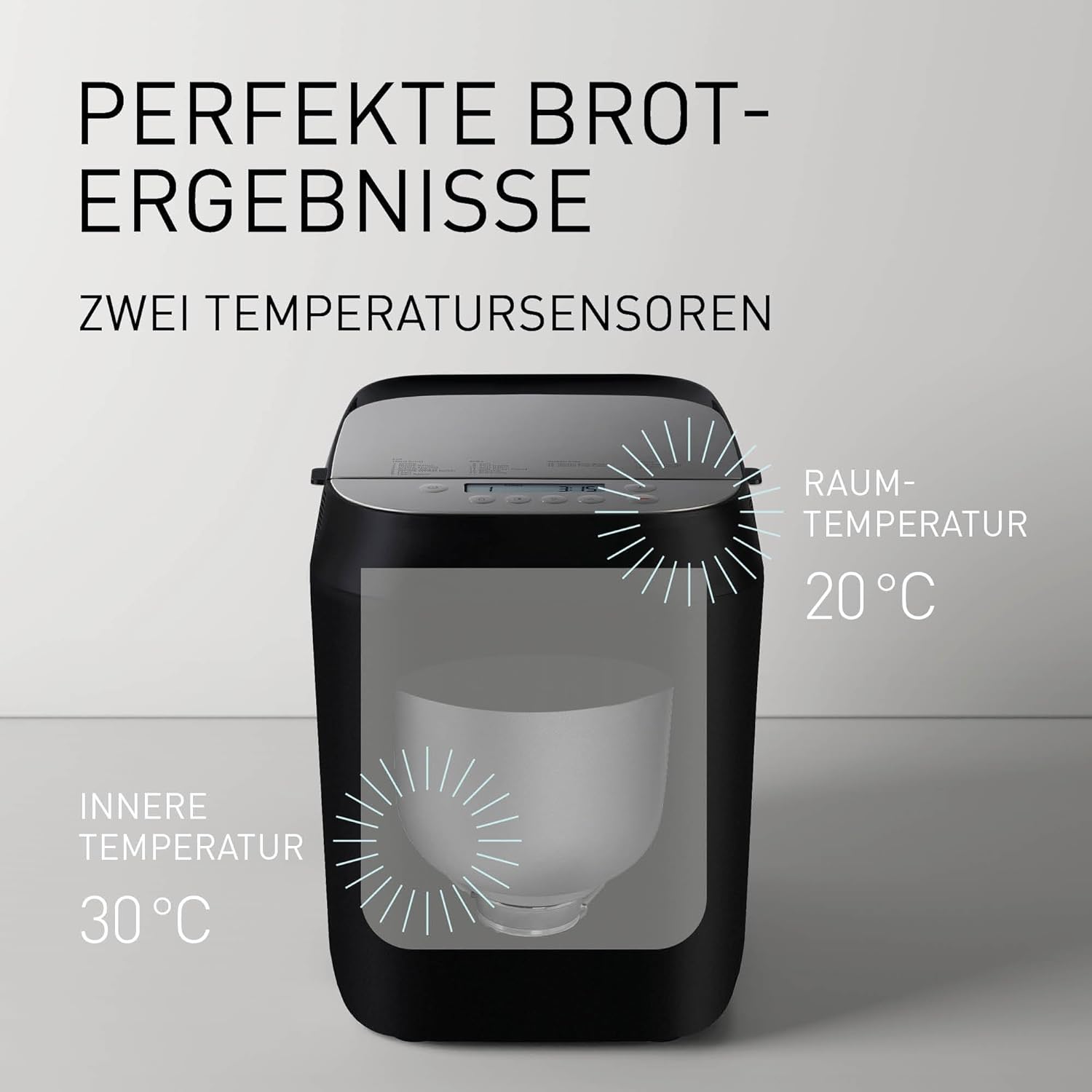 Panasonic Croustina Brotbackautomat SD-ZD2010 für Krustenbrot (18 Programme, Brotmaschine, glutenfrei, knuspriges Brot, Vollkorn-Krustenbrot), schwarz
