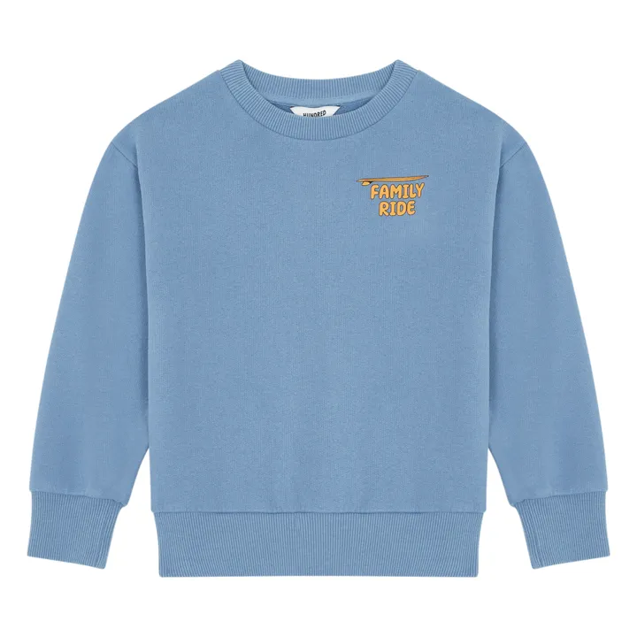Hundred Pieces Sweat  Coton Bio  | Bleu jean