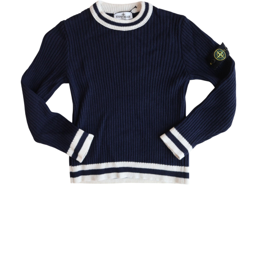 Køb Stone Island Navy Blue Crew Neck
