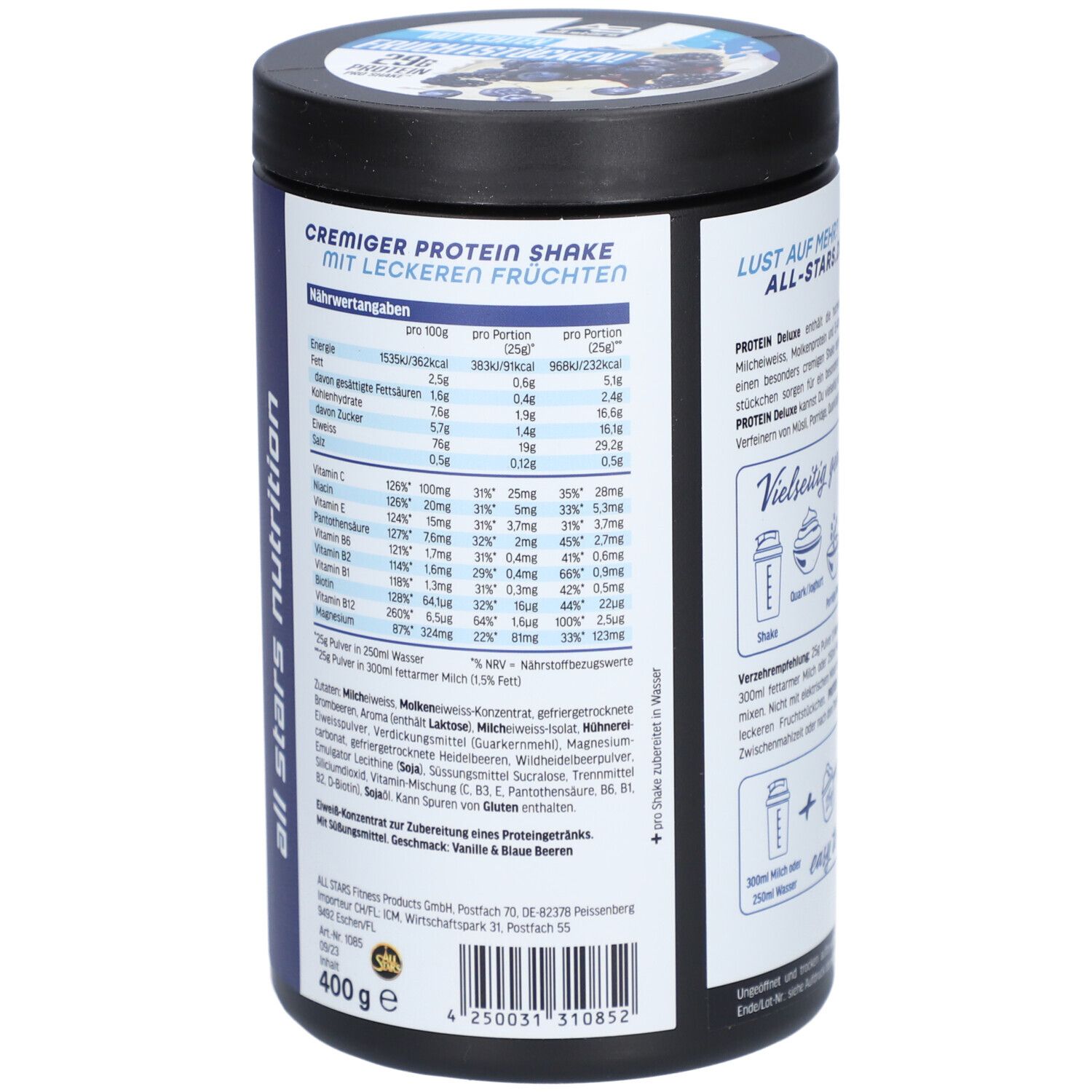 All Stars® Protein Deluxe Vanilla & Berrys