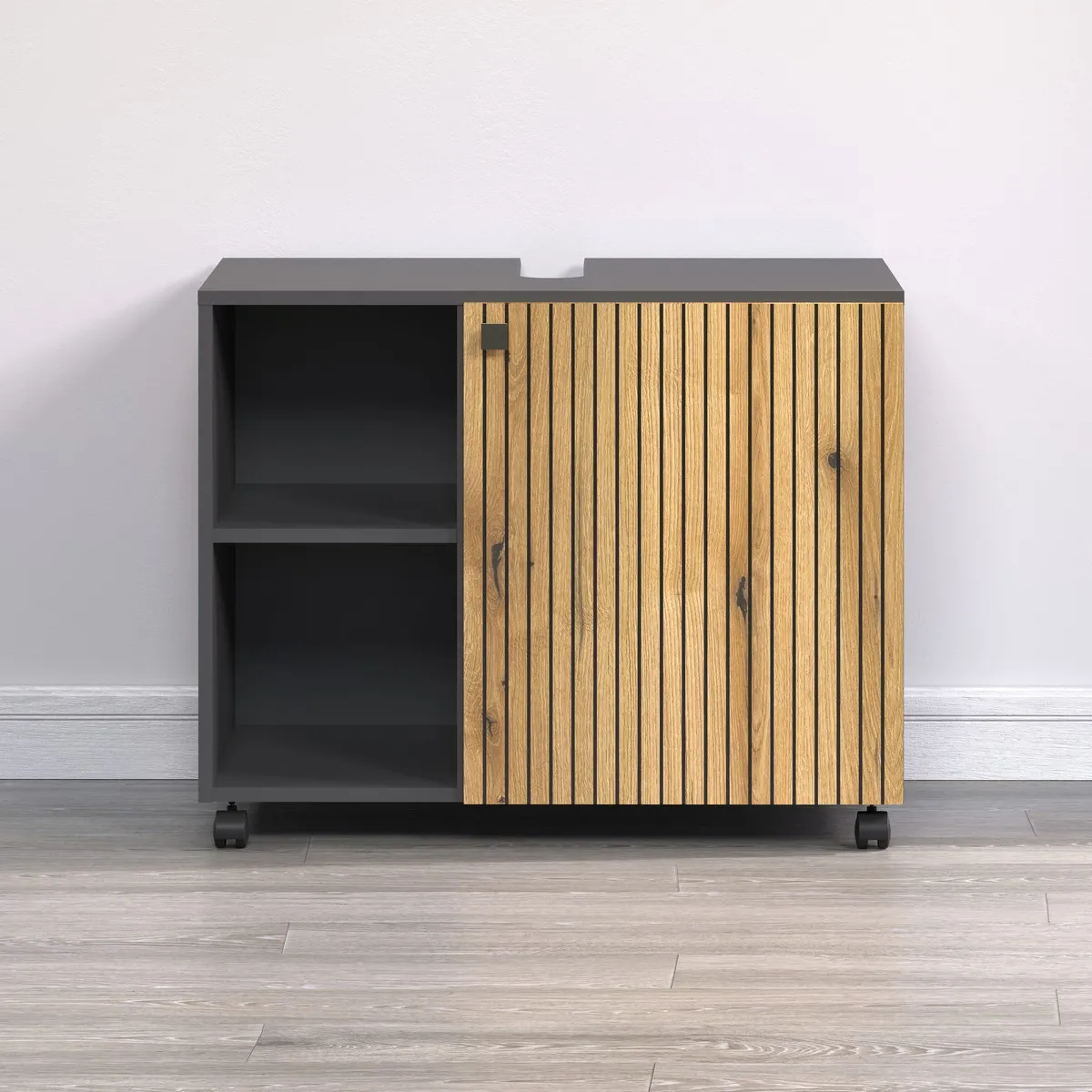 EPIKASA Meuble sous lavabo Pure - Anthracite