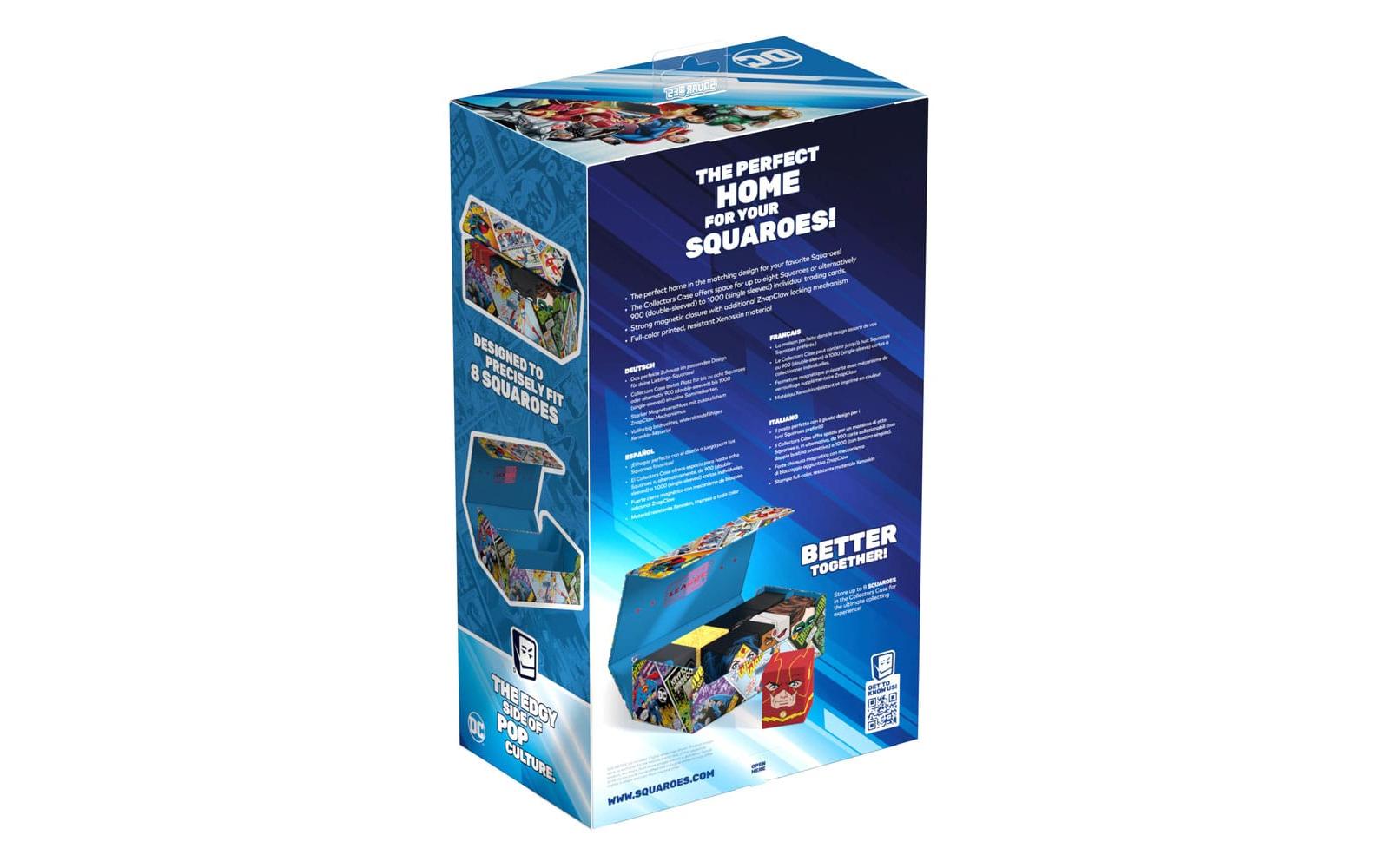 Kartenbox DC Justice League Collectors Case Vintage ComicsZur Aufbewahrung von Sammelkarten und Kartenboxen