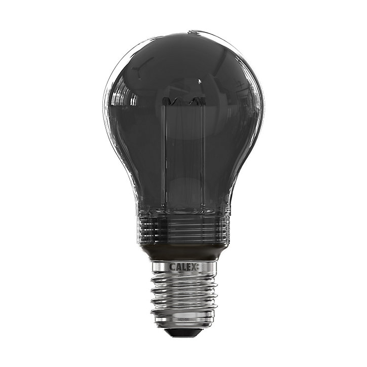 Ampoule LED Crown Glassfiber dimmable E27 A60 ⌀ 6cm 40lm 3,5W blanc chaud Calex noir