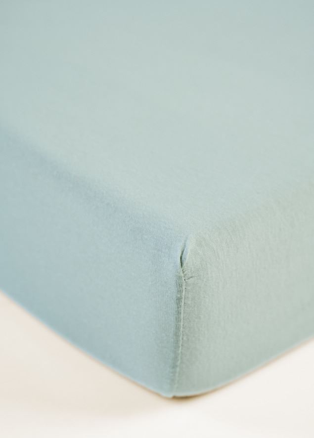 Stretchlaken mintgrønn - 60x120cm