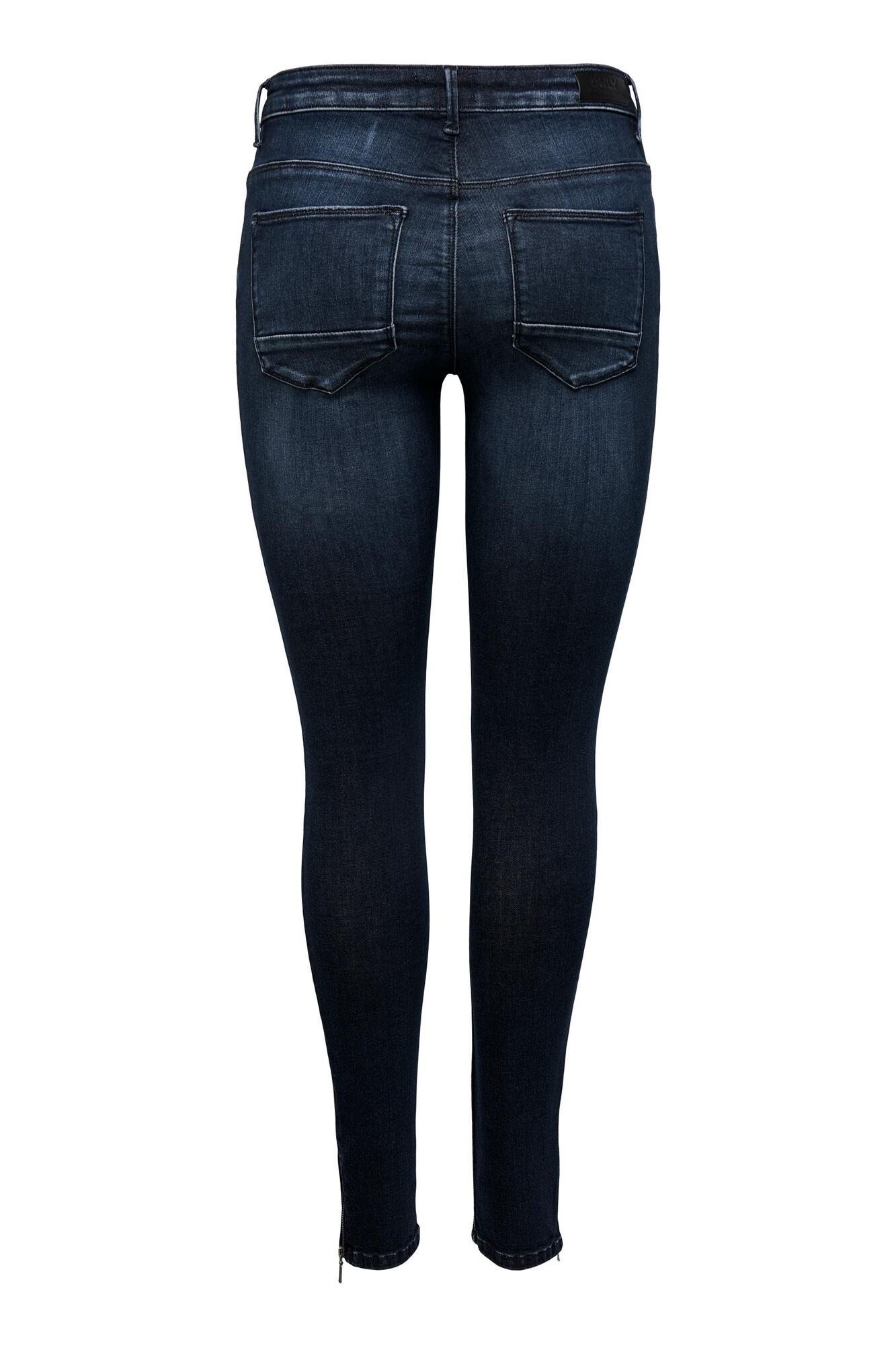 Calça jeans skinny de cintura média