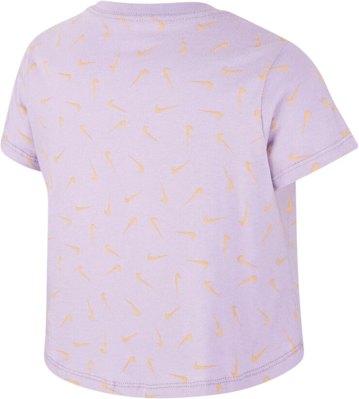 Nike Sportswear Big Kids T Shirt. Lilla