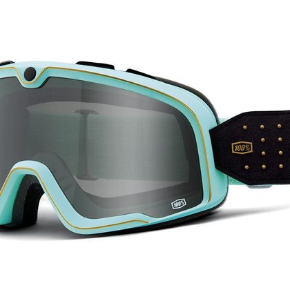 Lunettes moto 100% BARSTOW - CARDIF - ECRAN FUME - Bleu