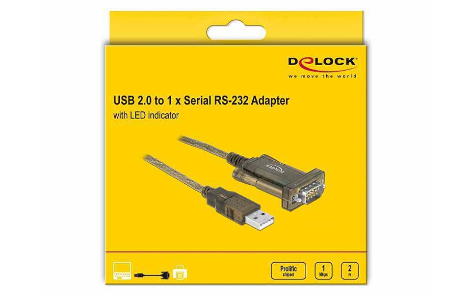 Serial-Adapter 64073 USB-A - RS-232USB-zu-Serial-Adapterkabel