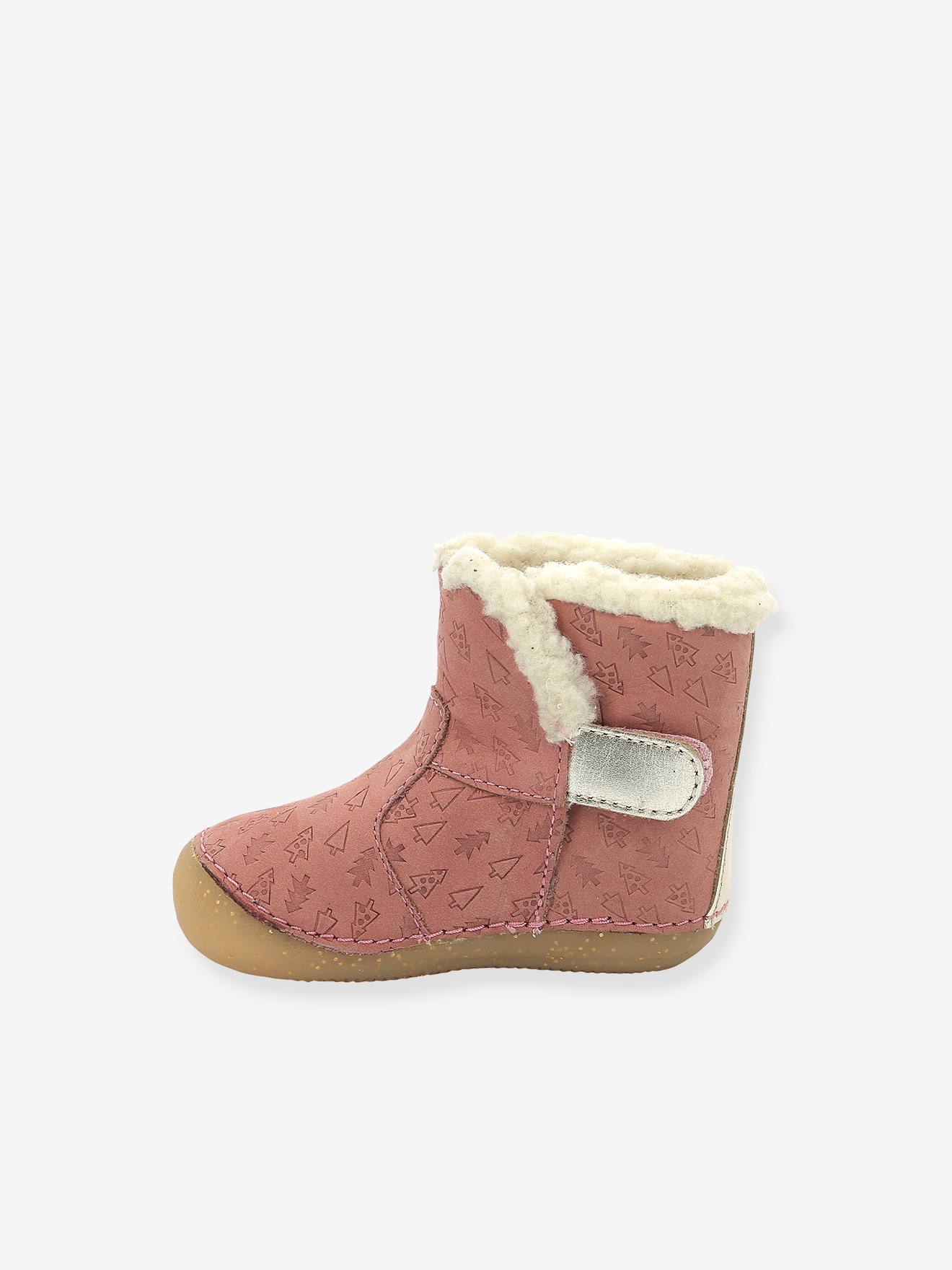 Botinhas So Windy KICKERS® First Steps, Bege Bebê