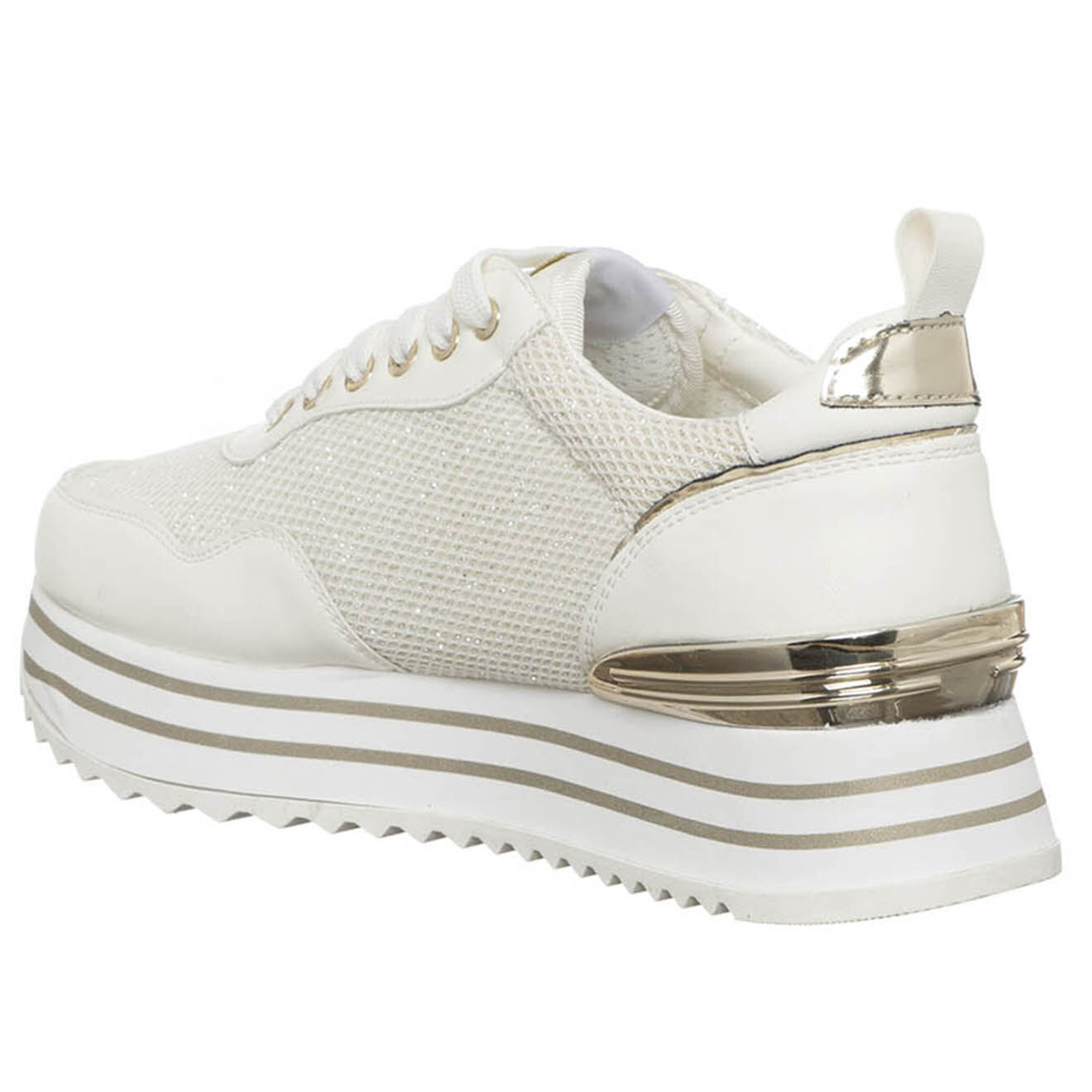 Loretta by Loretta Sneakers Galliana blanc/doré