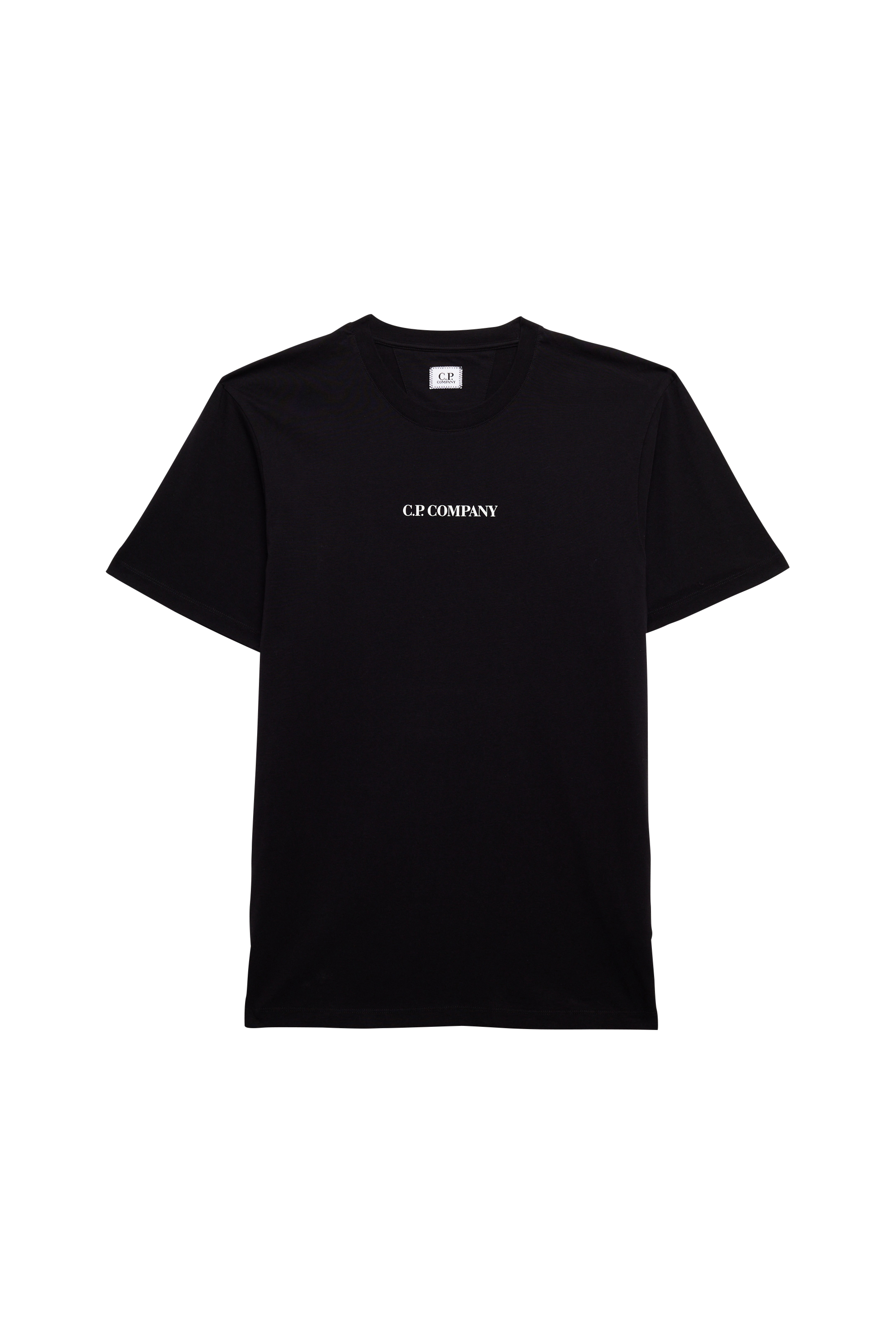 C.P. COMPANY T-shirt 30/1 JERSEY BLURRY LOGO T-SHIRT Noir
