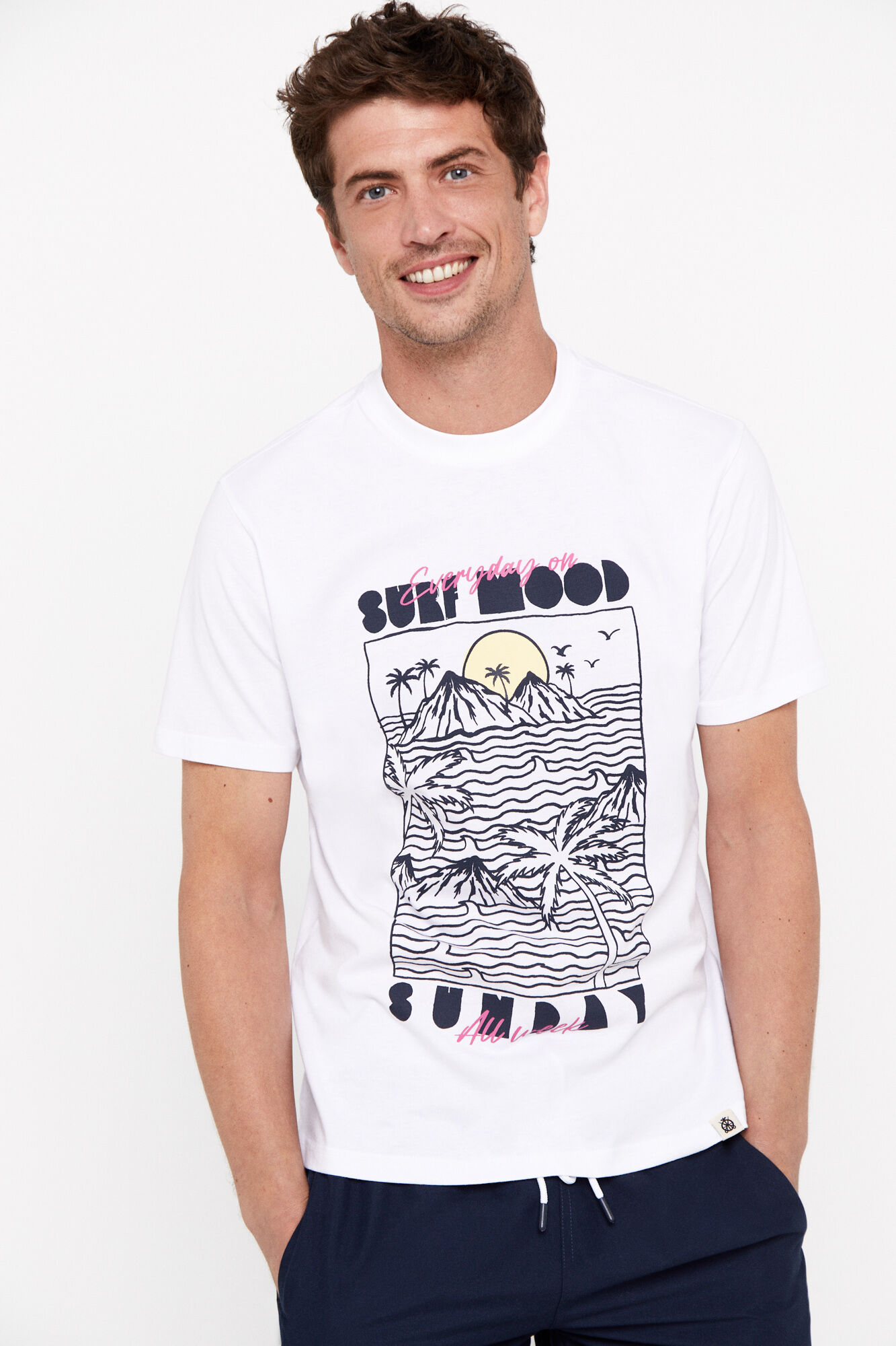 Camiseta estampada - Branca