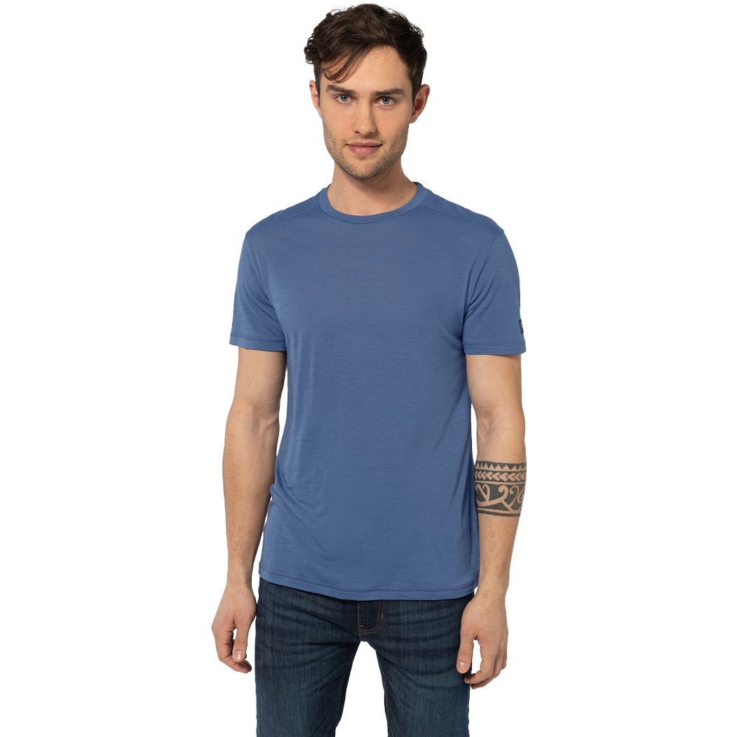 super.natural Essential T-Shirt Herren night shadow blue