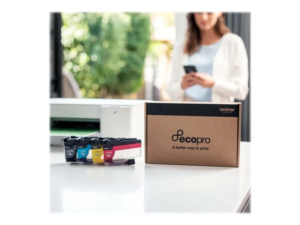 Brother DCP-J1200WE - Multifunktionsprinter - farve - blækprinter - A4/Letter (medie) - op til 8 spm (kopiering) - op til 16 spm (udskriver) - 150 ark - USB 2.0, Wi-Fi(n)