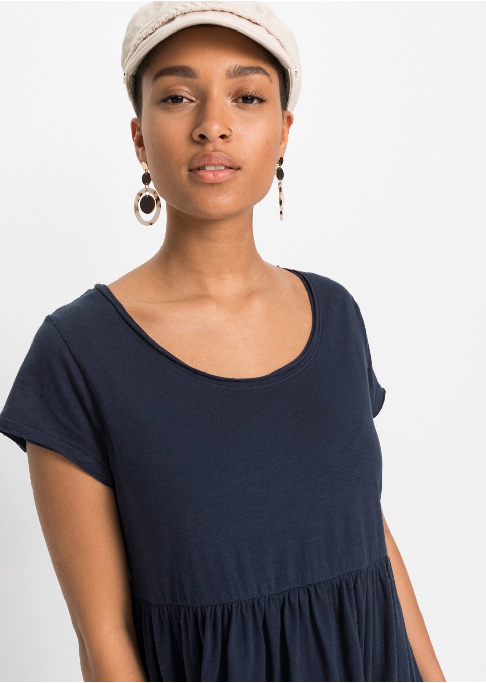 Robe longue en coton