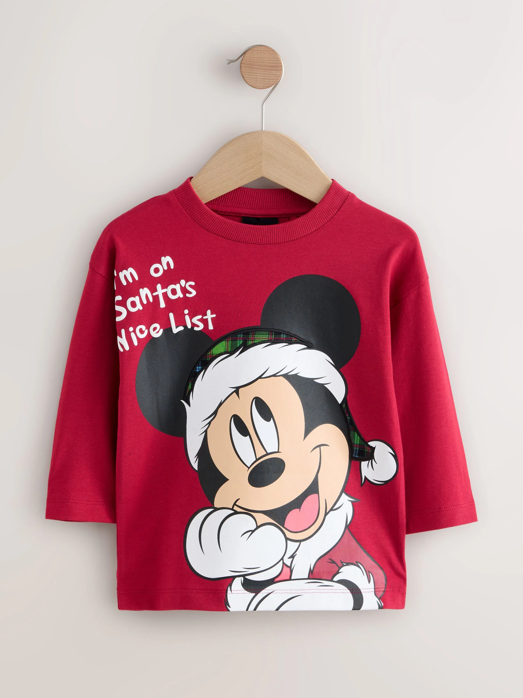 Rood Kerstmis - Bluey T-shirt met lange mouwen (3mnd-8jr)