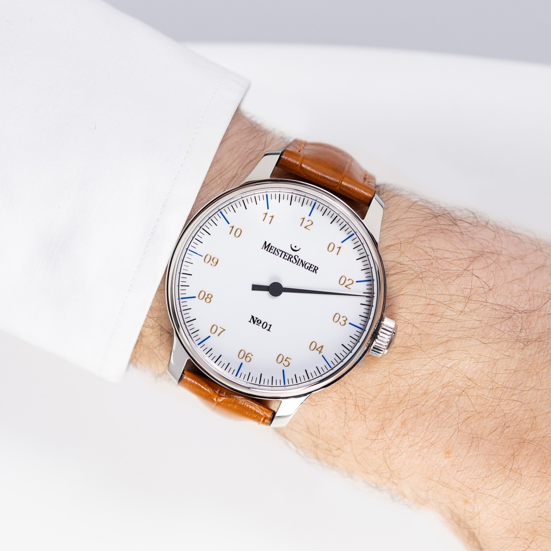 MeisterSinger N°01 Weiss Ø 43mm
