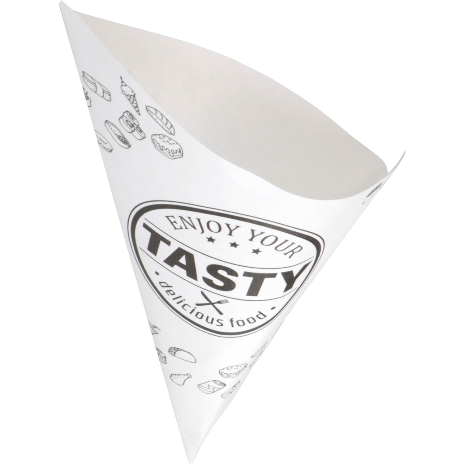 Puntzak, 180x170mm, K17, TASTY, ersatzpapier, wit