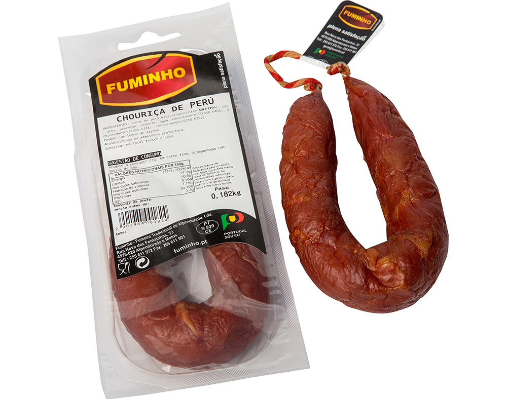 CHOURIÇO DE PERU FUMINHO 190 G