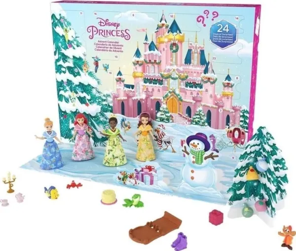 Disney Princess Julekalender m. hårpynt