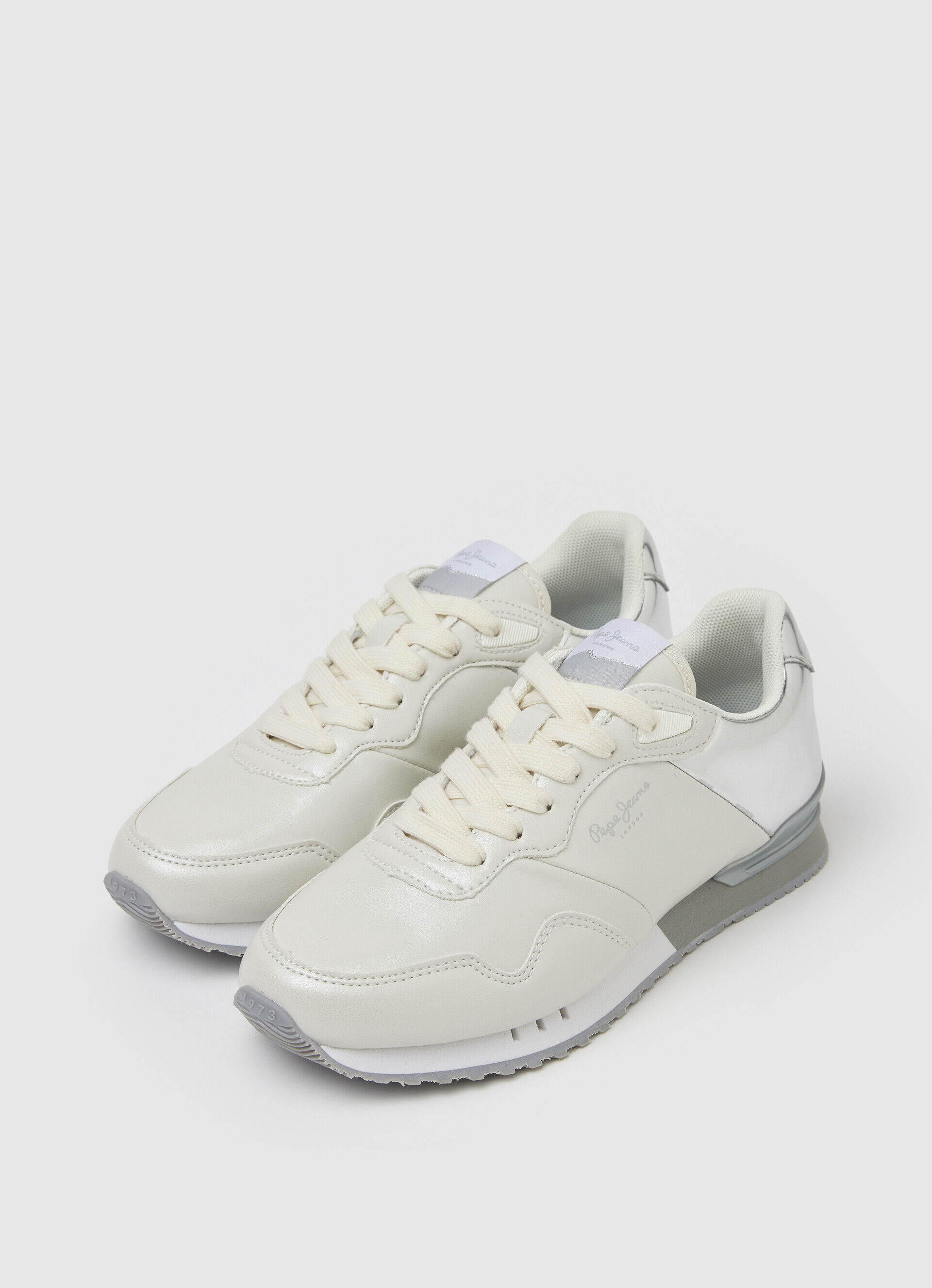 Sapatos London Part Combined - branco de fábrica