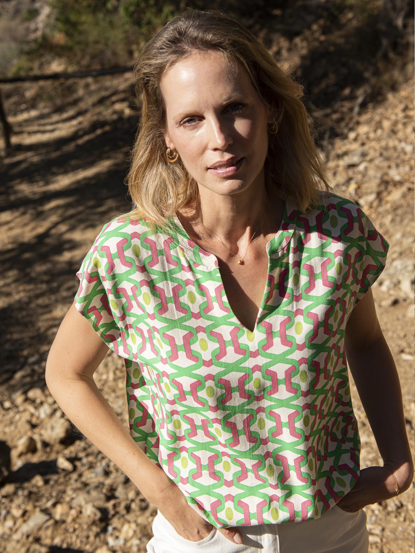 Blouse manches T