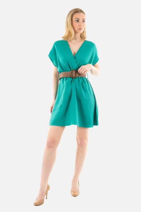 Robe grace & mila myrtille_12556 vert
