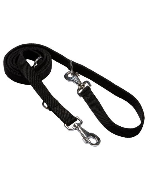 Adori Traininglijn Nylon Zwart - Hondenriem