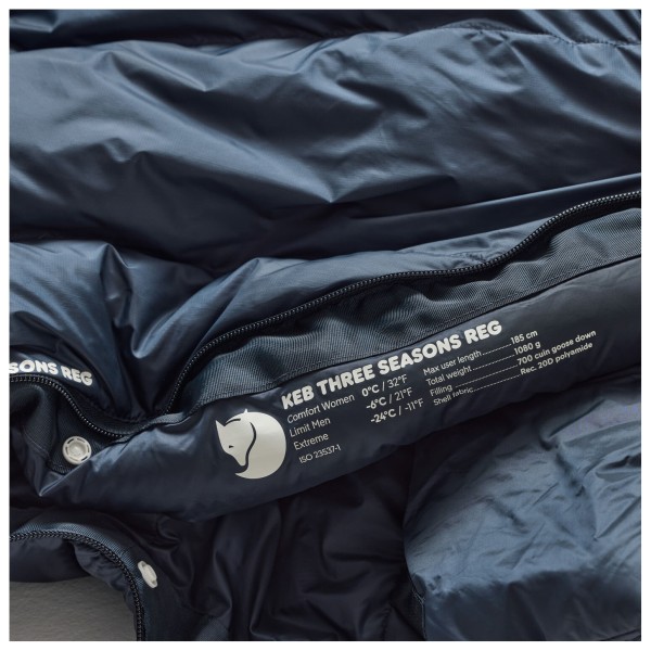 Fjällräven - Keb Three Seasons - Sac de couchage en duvet