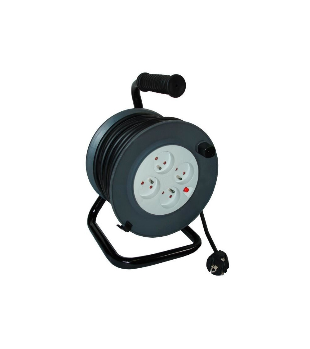 Enrouleur 4 prises 16a - 20m - pour câble 3g1,5 mm²