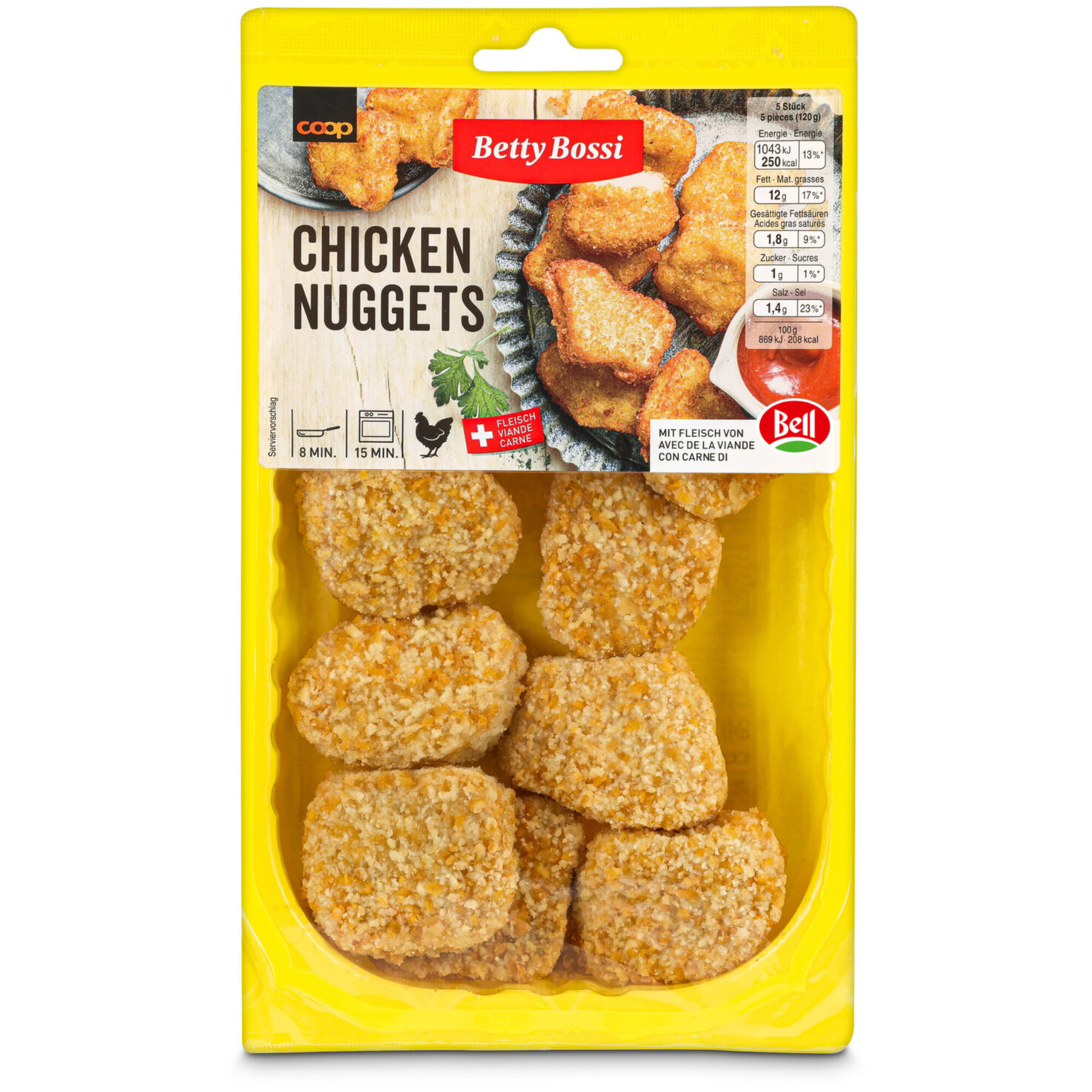 Betty Bossi Chicken Nuggets paniert