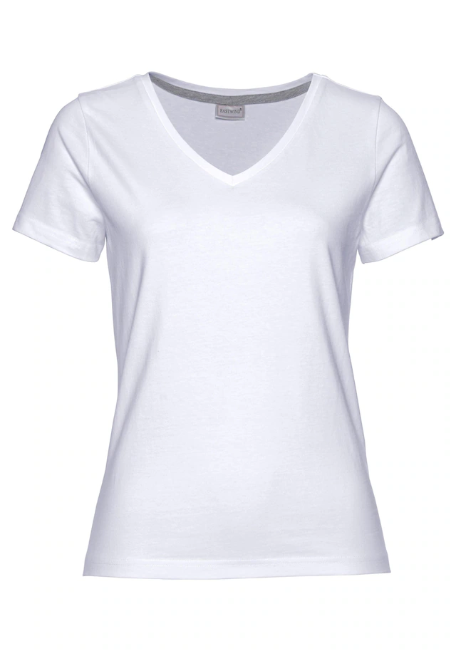 Eastwind T-Shirt, 3 Stk. Kurzarm,  figurumspielend,  aus Baumwolle,  im 3er-Pack