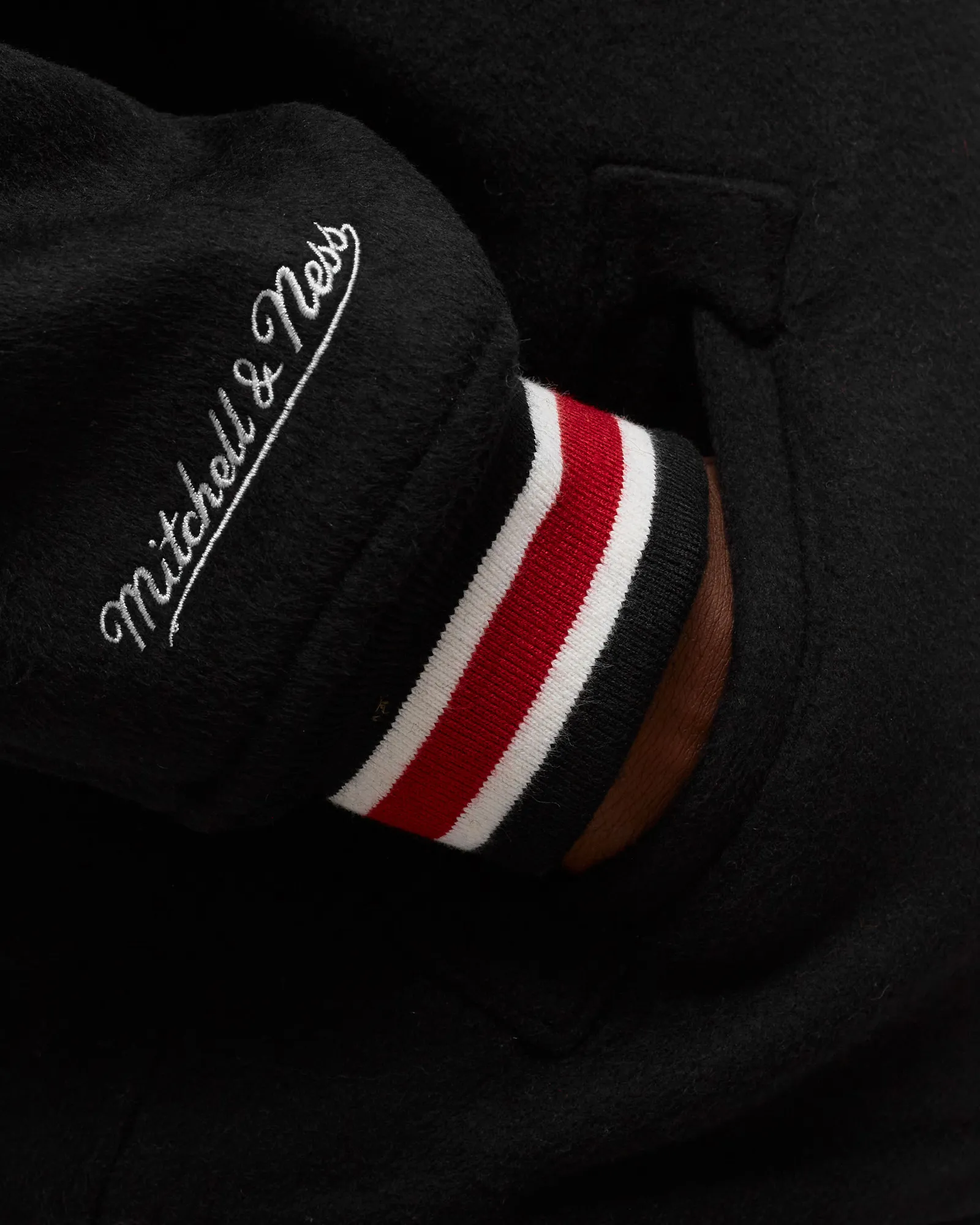 Mitchell & Ness NBA Miami Heat Hardwood Classics Wool Varsity Jacket