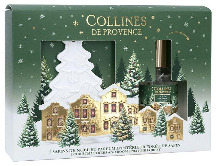 Coffret Noël parfum d'intérieur Forêt de Sapin 50ml + 2 sapins diffuseurs offerts