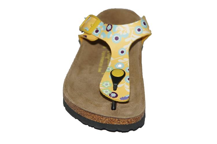 Birkenstock gizeh-smal Summer Spots Yellow