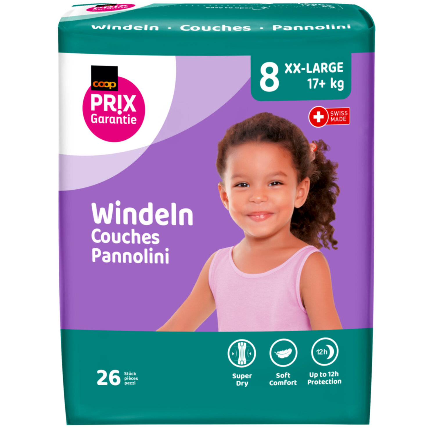 Prix Garantie Baby Windeln 8 XXL 26 Stück