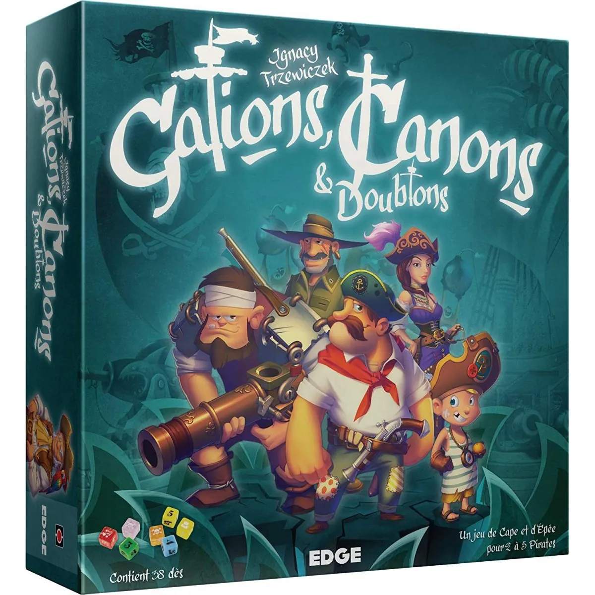 ASMODEE Galions Canons et Doublons