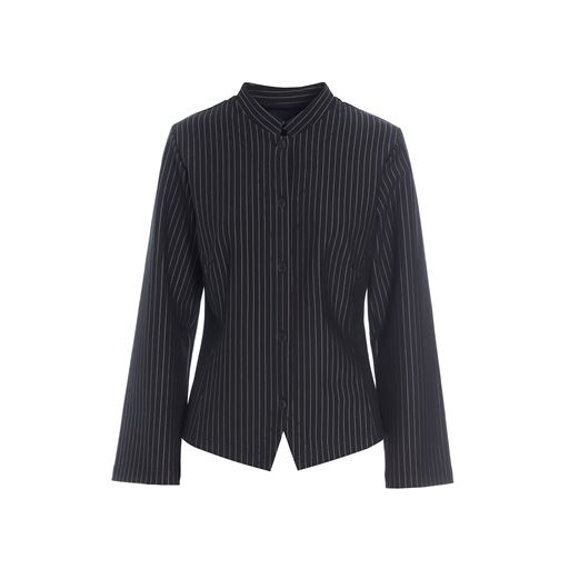 Bitte Kai Rand Pinstripe Jersey Jakke, Black Pinstripe, S