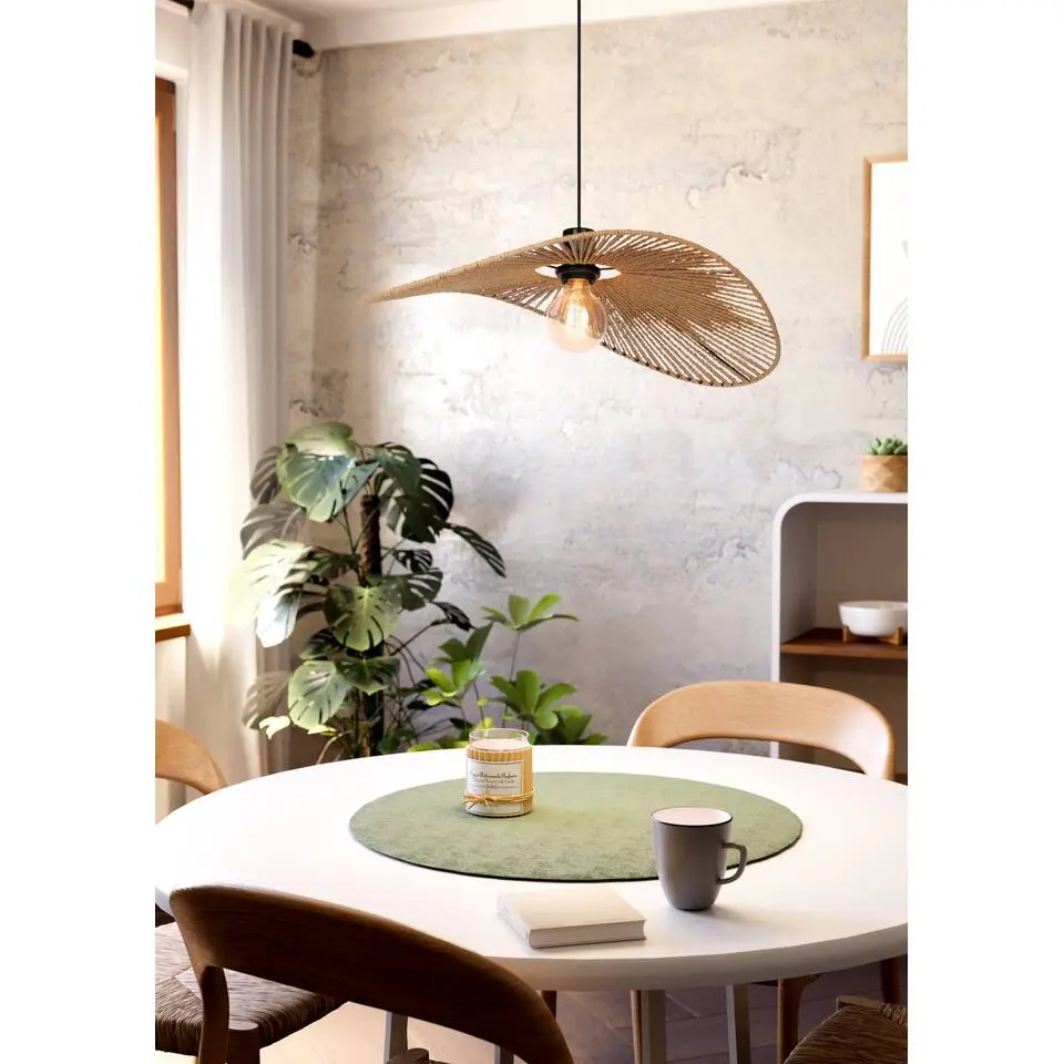 EGLO Siruela Hanglamp - E27 - Ø 56 cm - Papier - Natuur
