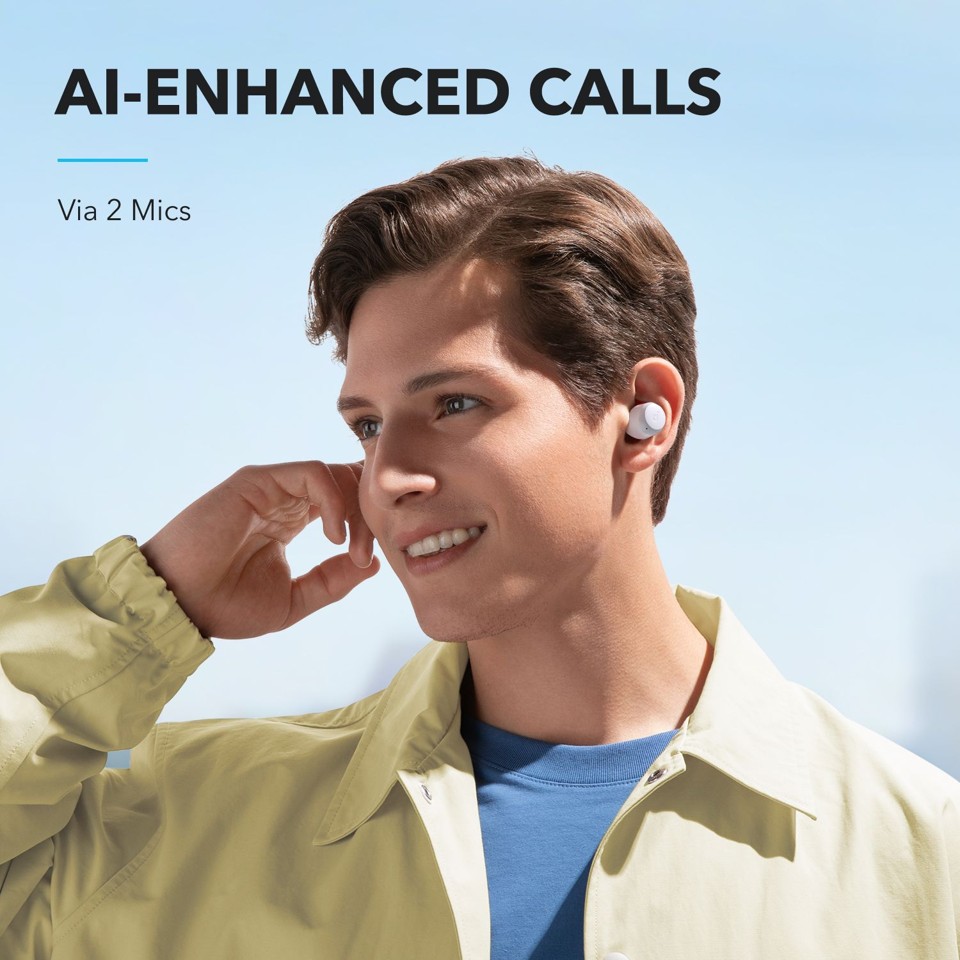 Anker - Høretelefoner - Soundcore A25i - Hvid
