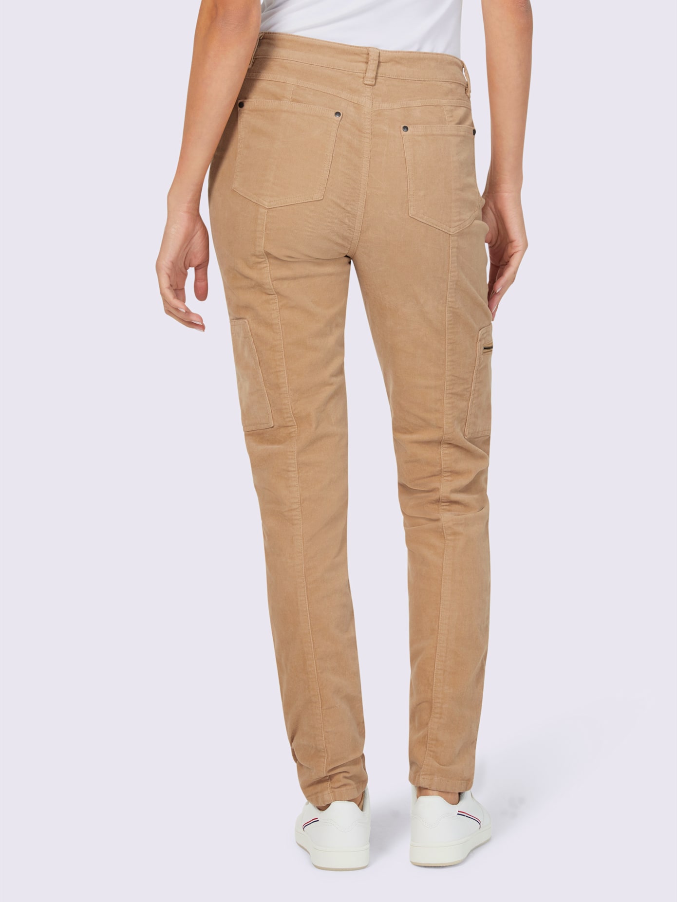 Pantalon en velours côtelé velours fin