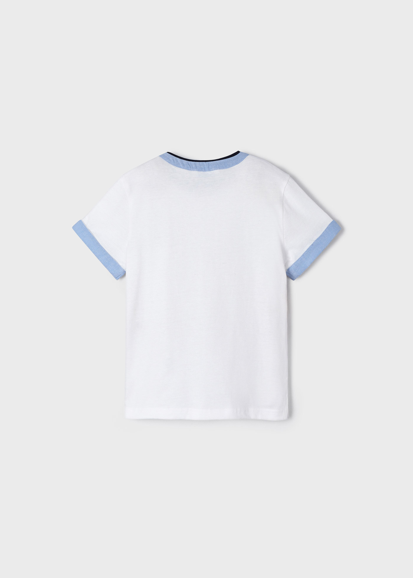 Camiseta Baker listrada em algodão sustentável para meninos