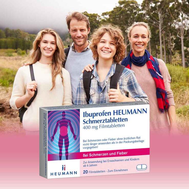Ibuprofen HEUMANN Schmerztabletten 400 mg, 30 St