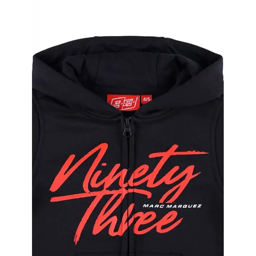 marc marquez - Sweat zippé à capuche enfant Ninety Three Bleu