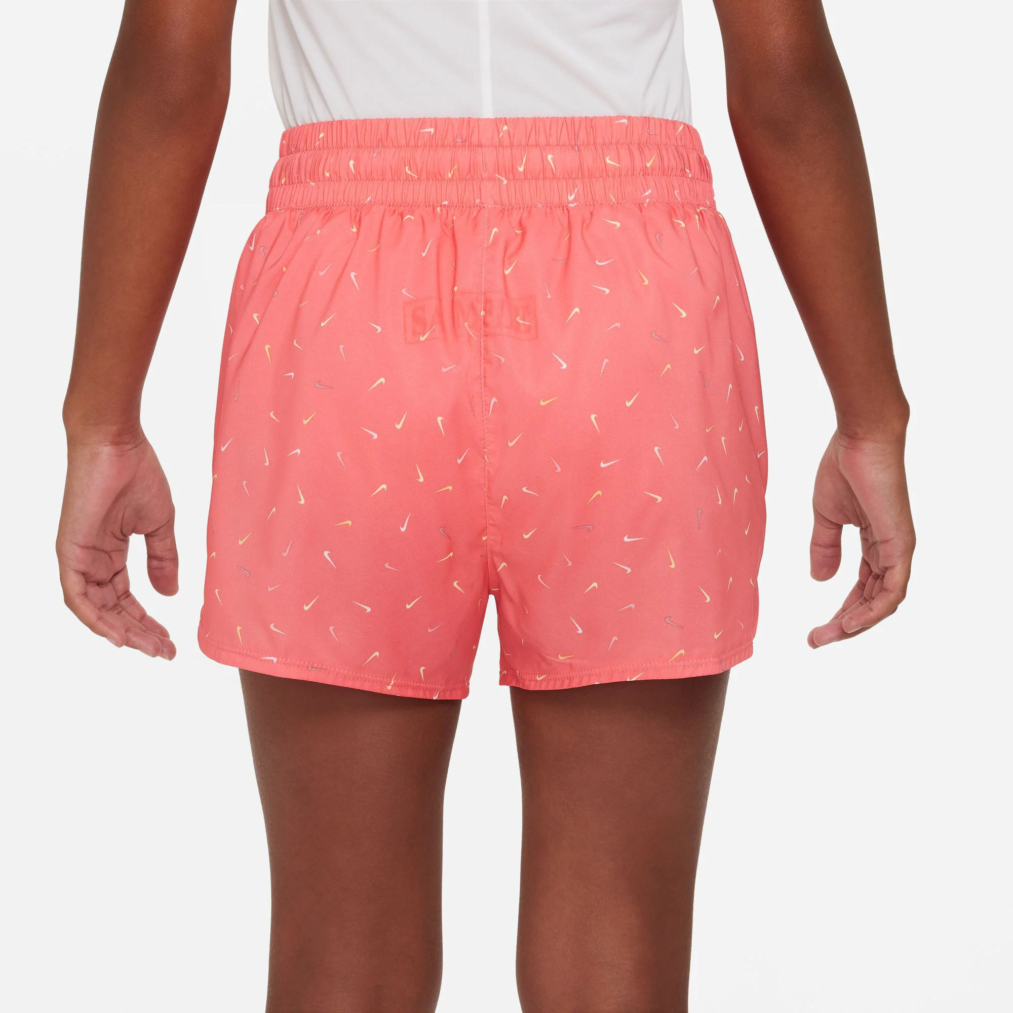 Nike Dri-Fit Big Kids High Waisted Woven Shorts Filles - Corail