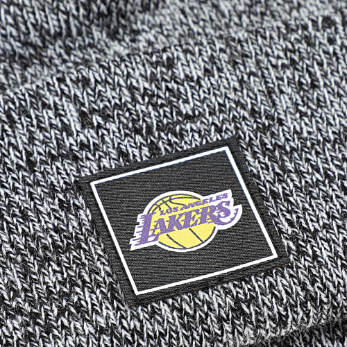 Bonnet Team Cuff New York Los Angeles Lakers Noir Chiné
