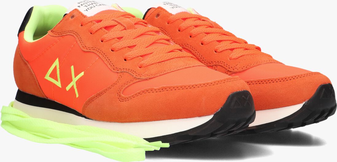 SUN68 oranje sun68 lage sneakers tom solid nylon men