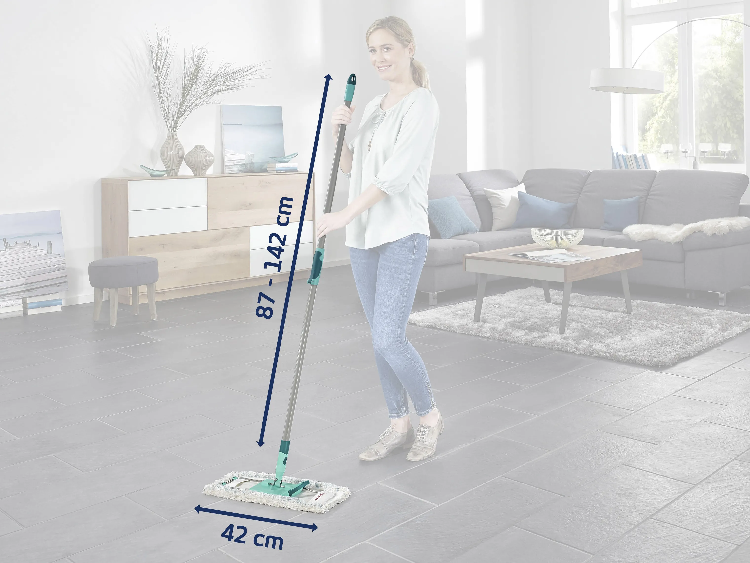 Leifheit Profi XL Micro Duo Gulvvasker